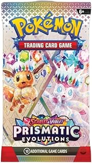 Pokemon TCG: Scarlet & Violet Prismatic Evolutions Booster Pack (Random Art) — 10 Cards